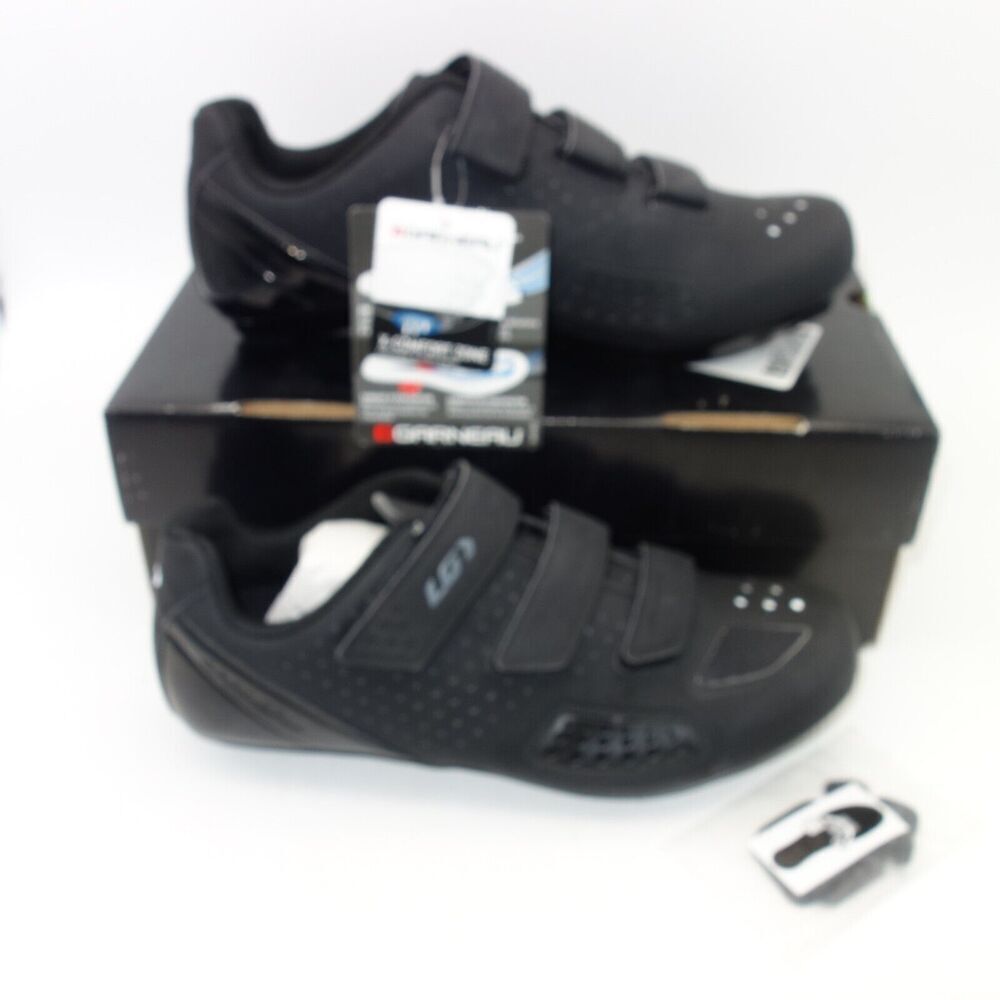 NEW Louis Garneau Chrome II 2 Men's Cycling Road Bike Shoes Black Size 39